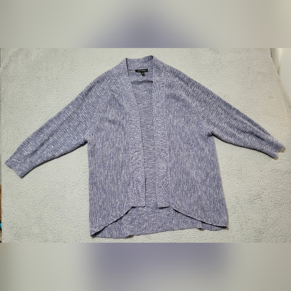 Banana Republic Blue Knit Open Cardigan Large